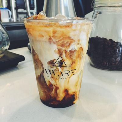 Iced Americano w/ Breve