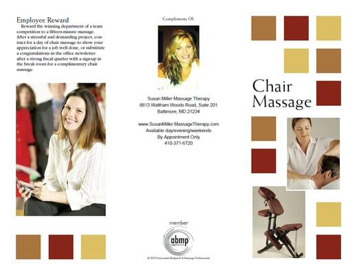 Corporate Wellness and Chair Massage