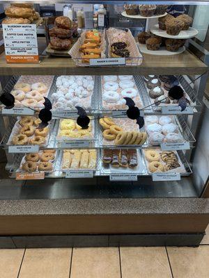 A FULL donut case , as they say early bird gets the worm!!