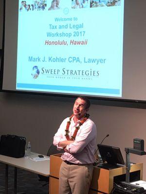 Learning more from Mark Kohler thanks to Sweep Strategies...