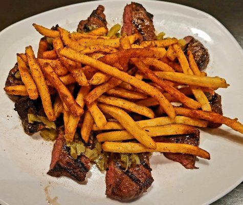 churrasco with fries