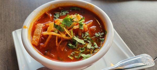 Chicken tortilla soup of the day