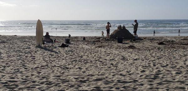 Just the beach we rode to on our rented bikes.