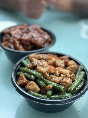 Bowl  - $9.99 (half fried rice & half veggies with string beans chicken)