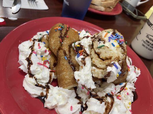 Cannoli pancakes