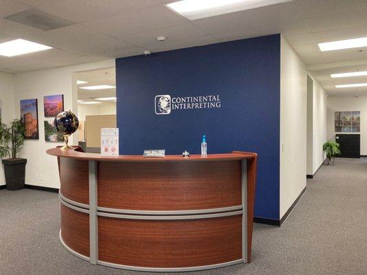 Lobby of Continental Interpreting Services