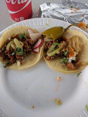 Pork tacos