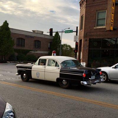 Old school cop car