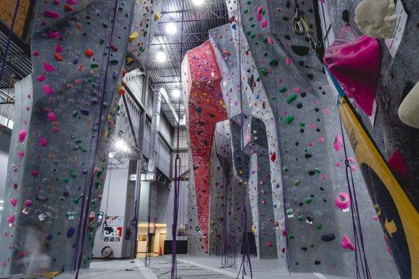 Come climb on tall walls in this amazing facility!