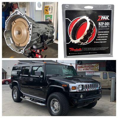 Hummer h2 getting the stage 1 4L60E