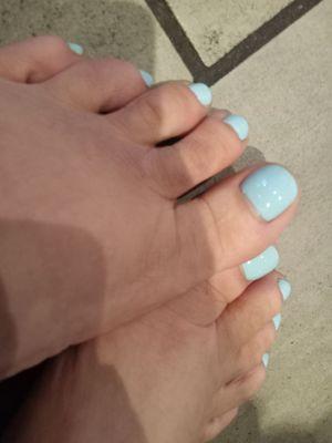 Feet shellac