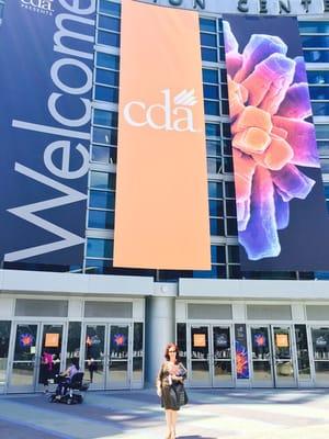 Dr. Azer at the CDA convention enjoying the Science and Art of Dentistry