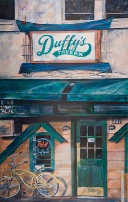 Duffy's Tavern
 Oil Painting
 Janet Lombardi Blixt