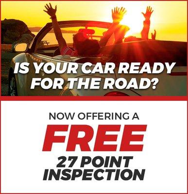 Is your vehicle safe and ready for the summer?  We can make sure it is!