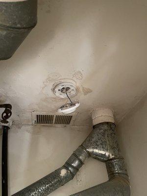 Flooding,detached smoke detector,mold