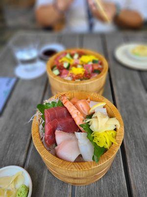 Special Tama Bowl and Tsukiji Bowl