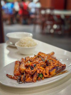 egg Spicy Eggplants with Minced Pork