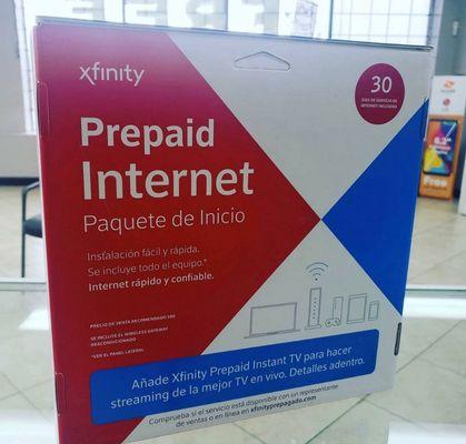 Prepaid internet  kit (no contact / no credit check)