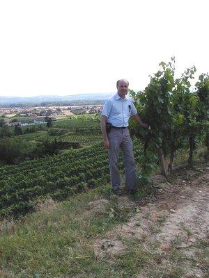 In Kremstal, Austria, with a view of the Danube in the backgrouond.