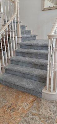 Replaced my staircase carpet after 30 years,  so happy with the quality, color,  and service provided by OP!