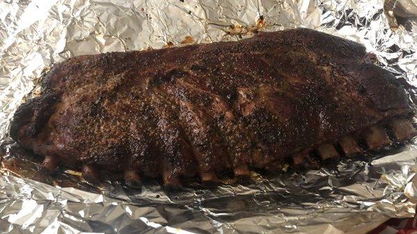 Full Slab Ribs fresh off the grill!