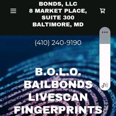 Bolo Livescan Fingerprints