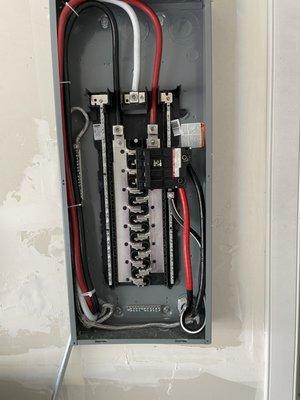 Install sub panel