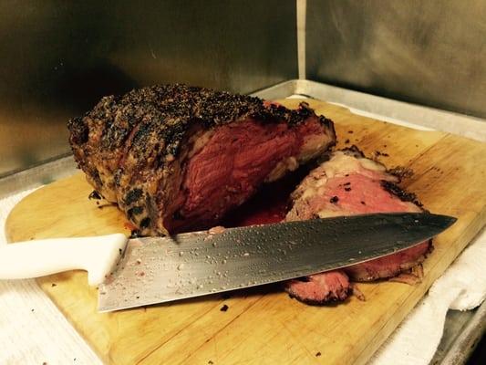 Prime rib every Saturday night!