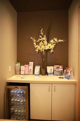 Refreshment area at Renton dentist Renton Smile Dentistry