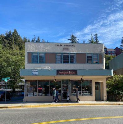 Exterior of the bookstore.