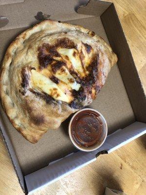 Basic calzone. 3 fillings.