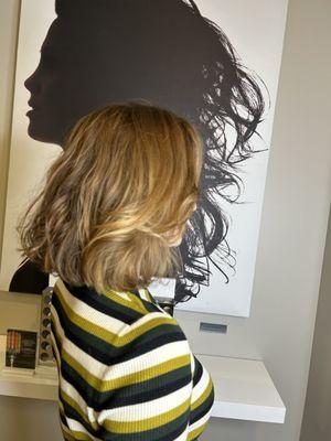 Cut and style by Sally Noblett, Creative Director