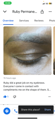 Ombre brows-Ruby Permanent Makeup