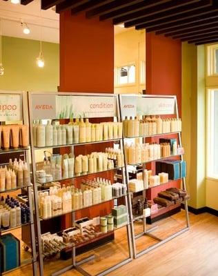 Eco-conscious AVEDA products