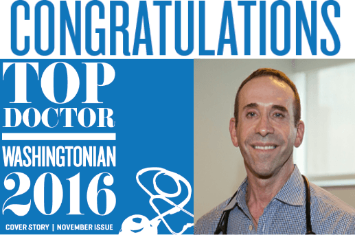 Named Washingtonian Top Doc 2016!