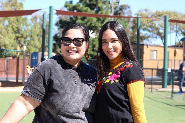 Imago Dei~Ms. Malia, our assistant Preschool Director and Ms. Ana one of our 3rd grade Teacher Assistants.