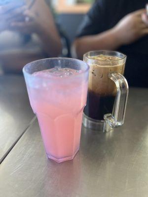 lemonade and thai coffee