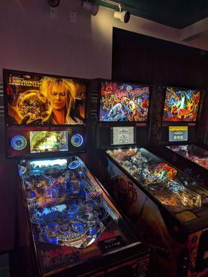 A multitude of pinball options. Don't let David Bowie down.