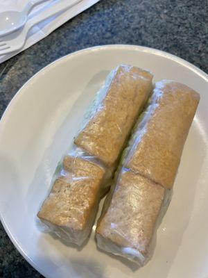 Vegetarian spring rolls