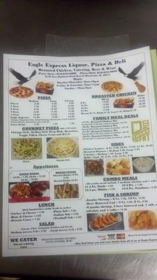 Eagle Express Menu!