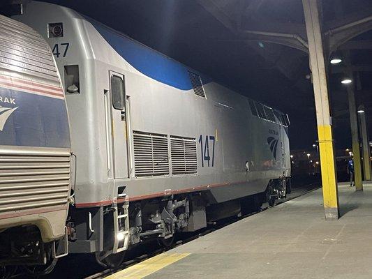 Amtrak Cardinal at Union Station in June 2022