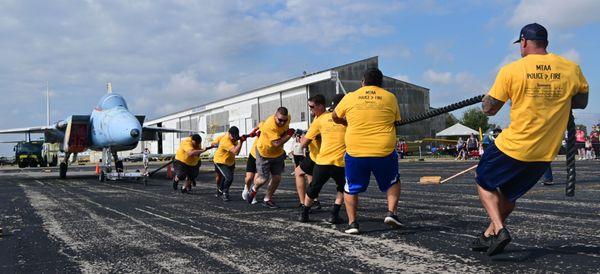 Plane Pull fundraiser for Be Filled of South Topeka and the Museum Saturday Sept 16, 2023