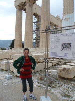 Alicia in Parthenon, Greece