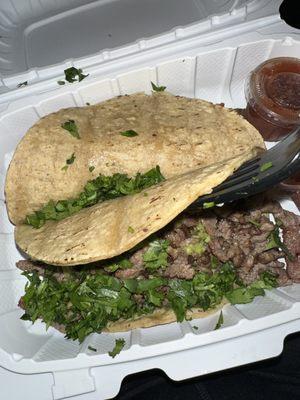 Delicious Asada !! Best taco tortilla .. keep up the good work!