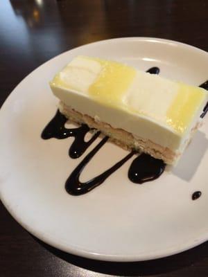 Restaurant week lemon mousse cake