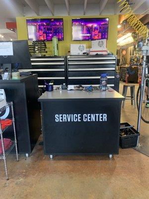 Service counter