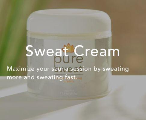 Sweat cream to get you sweating faster for better sauna sessions