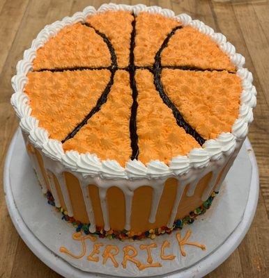 Are basketball theme cake