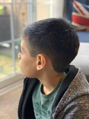 Boys haircut number 3.