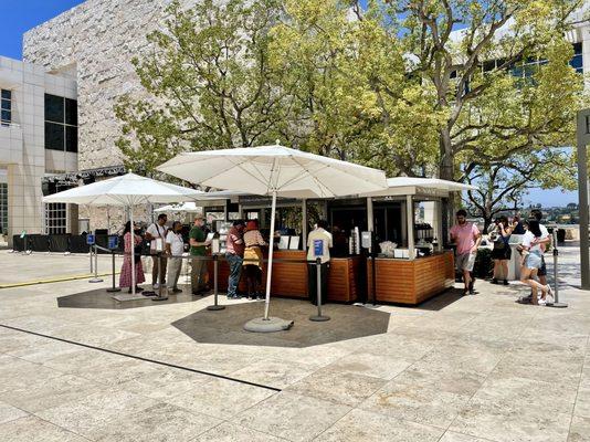 The Coffee Cart At The Getty Center....great for espresso drinks and tea.